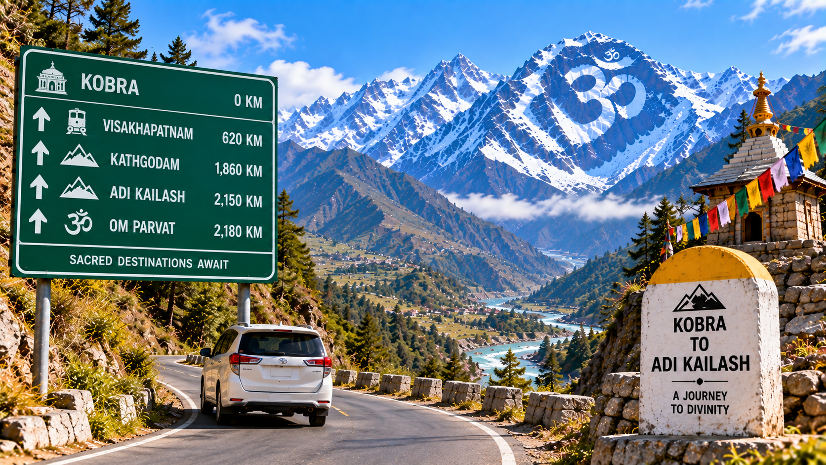 Adi Kailash & Om Parvat Tour Package | Korba to Adi Kailash Yatra Itinerary
